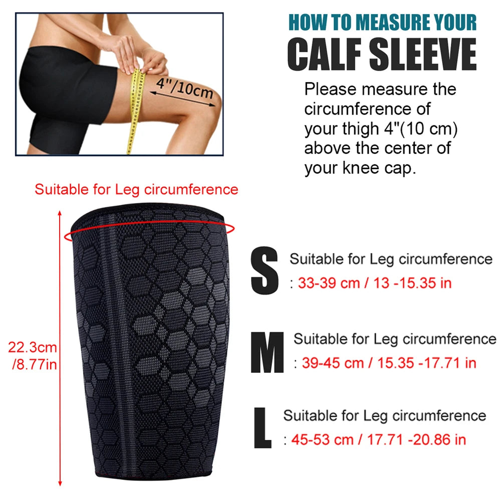 1Pair Upper Thigh Brace Hamstring & Quad Compression Sleeves