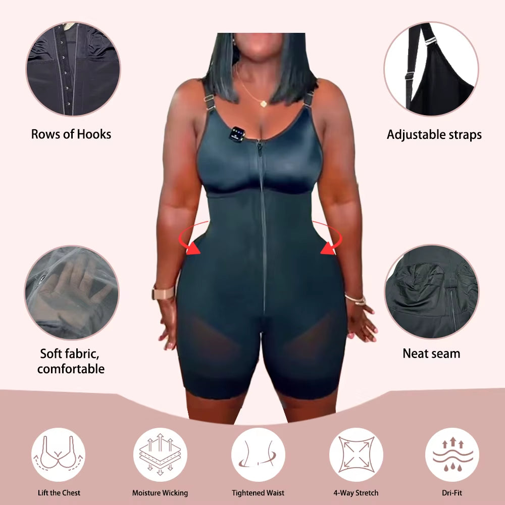 Elevate Your Curves with the 2026 Colombian Shapewear Waist Trainer - Women’s Body Shaper Girdles with Zipper for Ultimate Slimming and Comfort