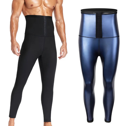 Mens Body Shaper Abdomen Reducer Thermo Sauna Sweat Pants