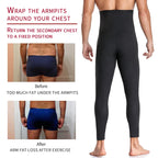 Mens Body Shaper Abdomen Reducer Thermo Sauna Sweat Pants