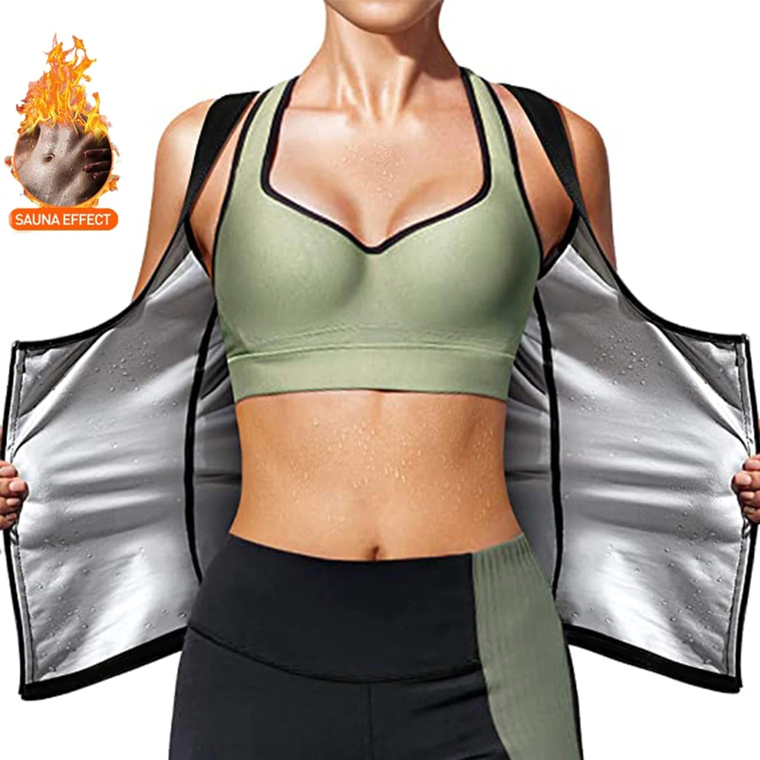 Women Tank Top Sauna Shaper Vest Thermo Sweat Shapewear