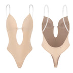 Backless Bodysuit Shapewear for Women Built