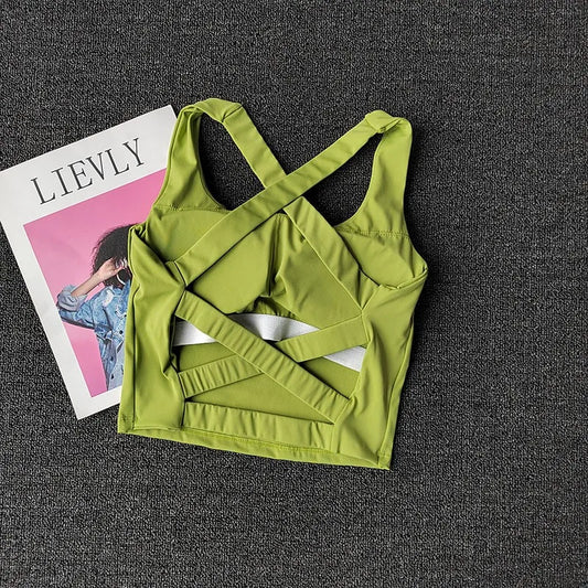 Women Sports Bra Top Push Up Fitness Yoga Bra Underwear Sport