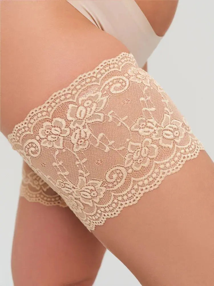 Anti-Chafing Thigh Bands - Sexy Lace with 2 Anti-Slip Silicone Strips
