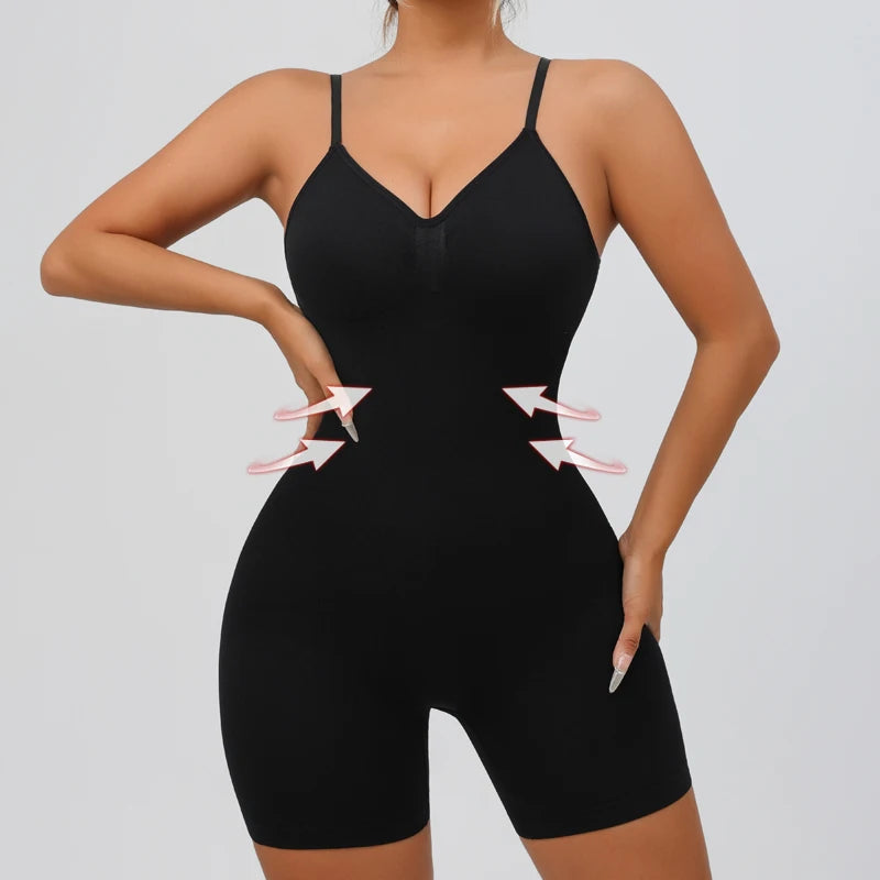 Seamless Low Back Bodysuit Shapewear Women Butt Lifter