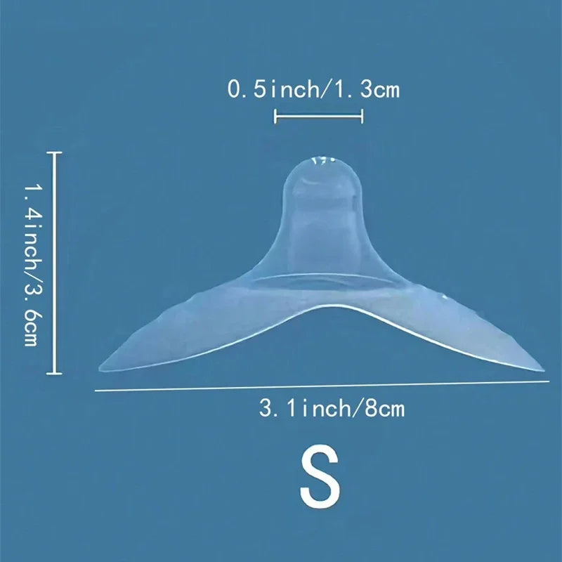 2pcs Silicone Nipple Protector With Storage Box