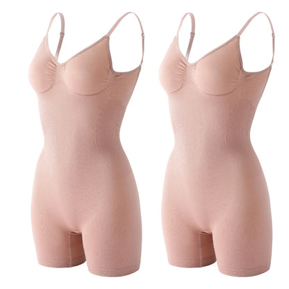 Seamless Low Back Bodysuit Shapewear Women Butt Lifter