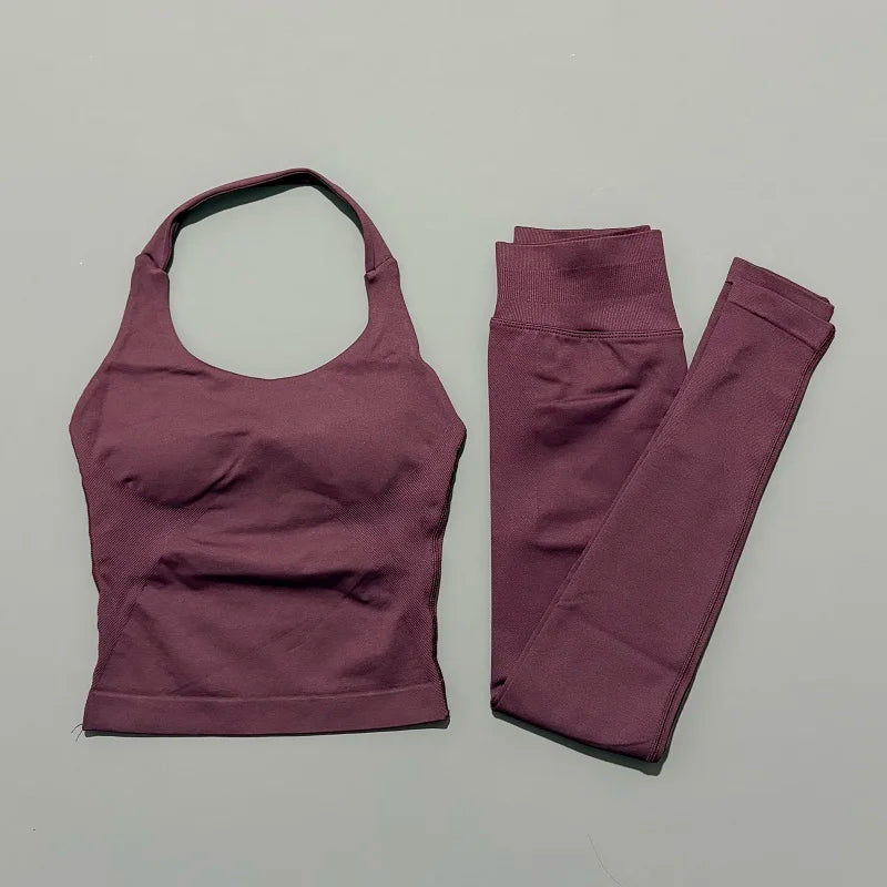 2 Pieces Sportswear Women Yoga Set Gym Clothes Sportswear