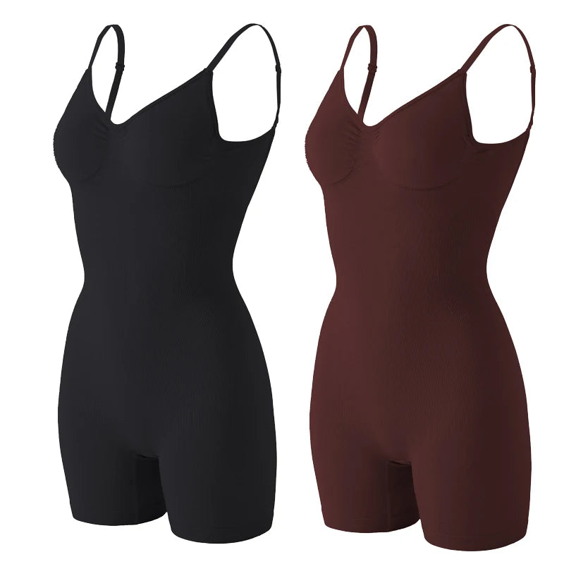Seamless Low Back Bodysuit Shapewear Women Butt Lifter