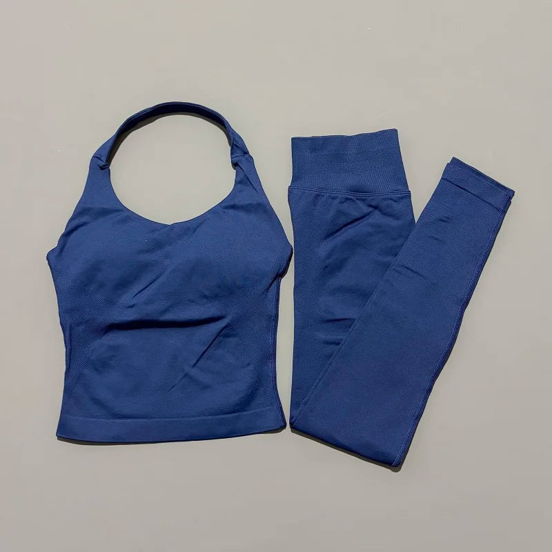 2 Pieces Sportswear Women Yoga Set Gym Clothes Sportswear