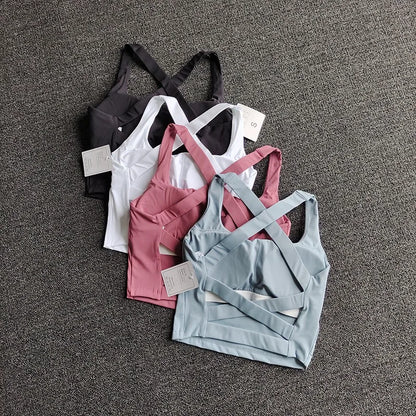 Women Sports Bra Top Push Up Fitness Yoga Bra Underwear Sport