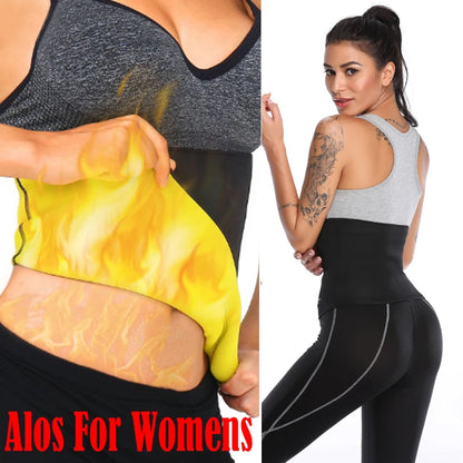 Men Body Shaper Sweat Waist Cinchers Trainer Belt Band Belly