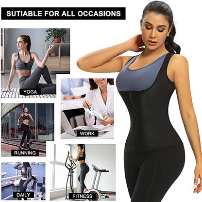 Women Tank Top Sauna Shaper Vest Thermo Sweat Shapewear