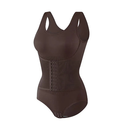 New Bodysuit Shapewear with Zipper Belt Women
