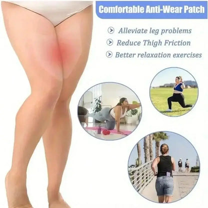 10Pcs Thighs Prevention Anti Friction Pad Non-woven Self-Adhesive Anti-Friction