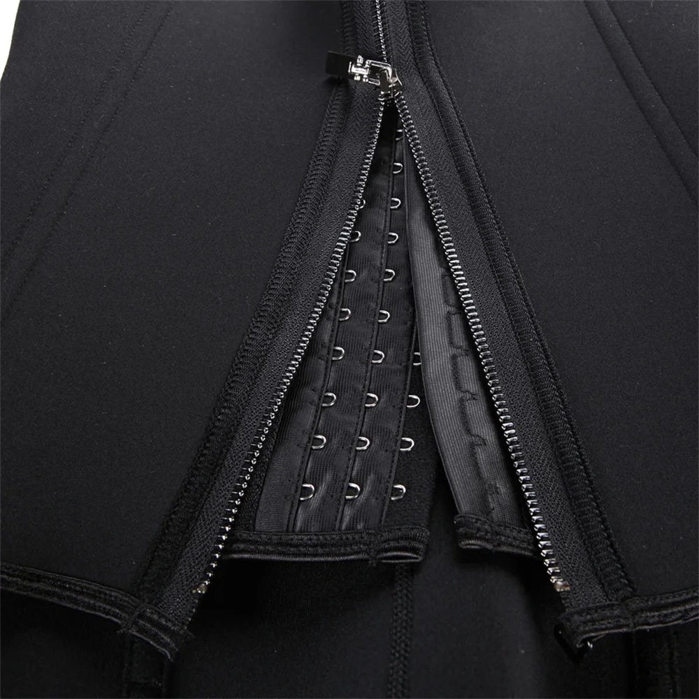 Zipper Body Shaper Waist Trainer Tank Top For Women