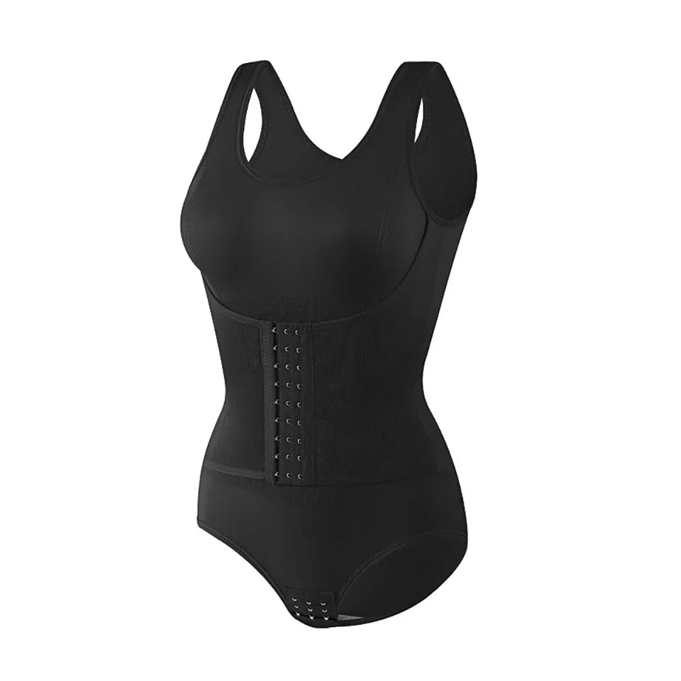 New Bodysuit Shapewear with Zipper Belt Women