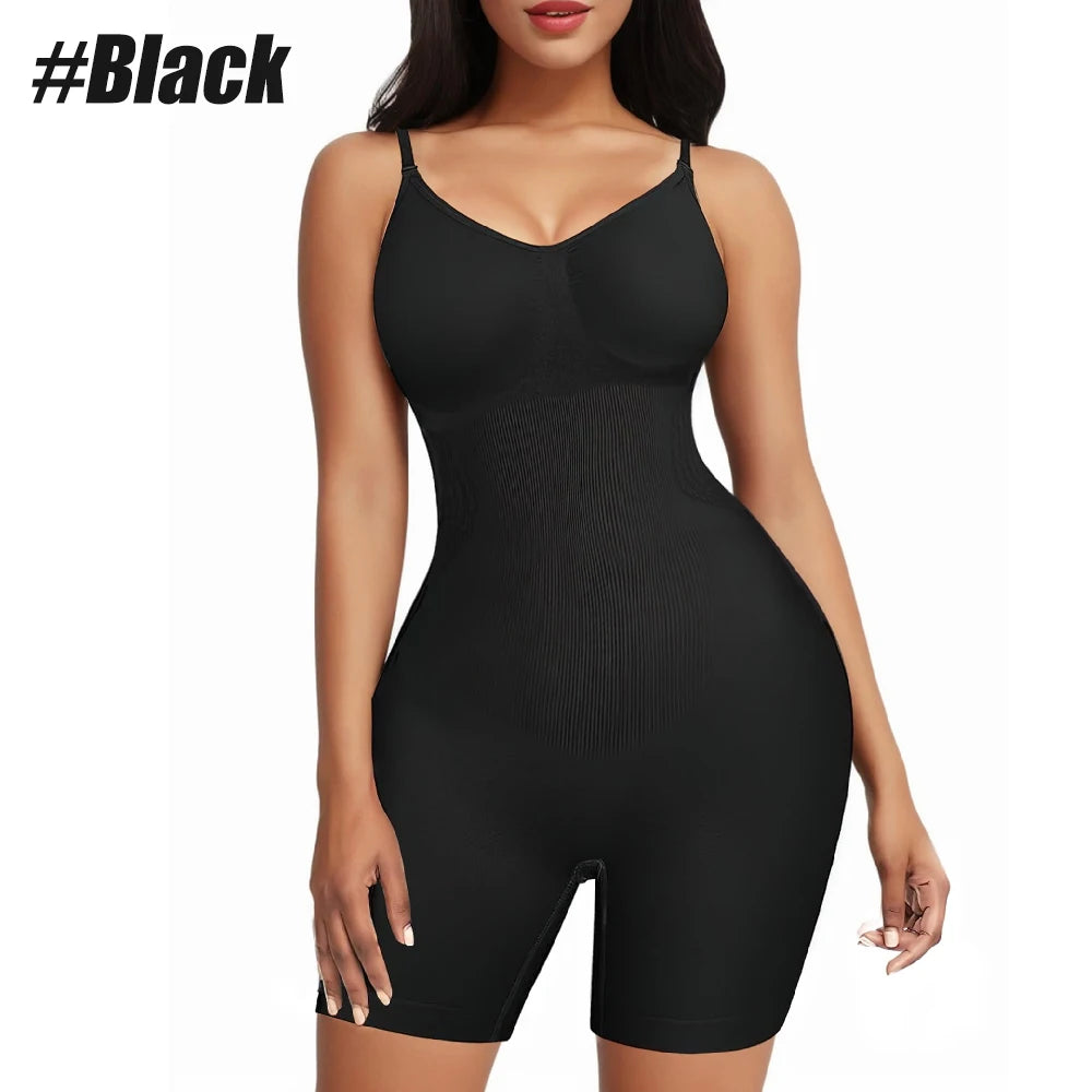 Invisible Seamless Bodysuit Shapewear Women Backless Design