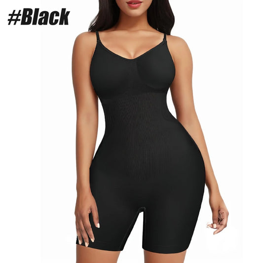 Invisible Seamless Bodysuit Shapewear Women Backless Design