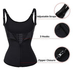Zipper Body Shaper Waist Trainer Tank Top For Women