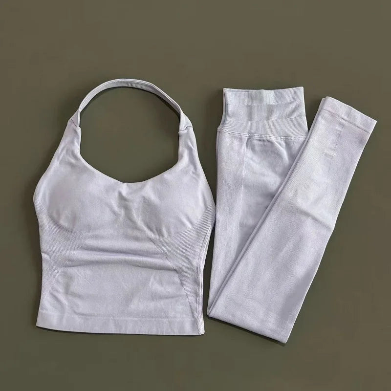 2 Pieces Sportswear Women Yoga Set Gym Clothes Sportswear