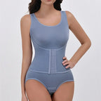 New Bodysuit Shapewear with Zipper Belt Women