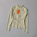 Women Sports Jacket Zip Fitness Yoga Shirt Workout Running Coats