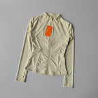 Women Sports Jacket Zip Fitness Yoga Shirt Workout Running Coats
