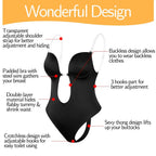 Backless Bodysuit Shapewear for Women Built