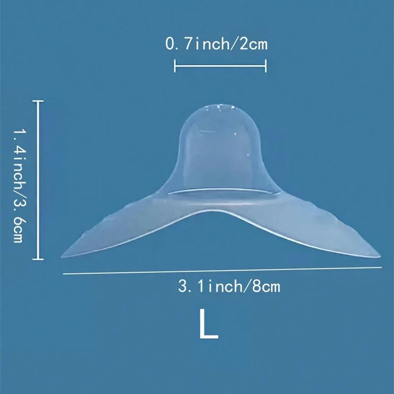 2pcs Silicone Nipple Protector With Storage Box