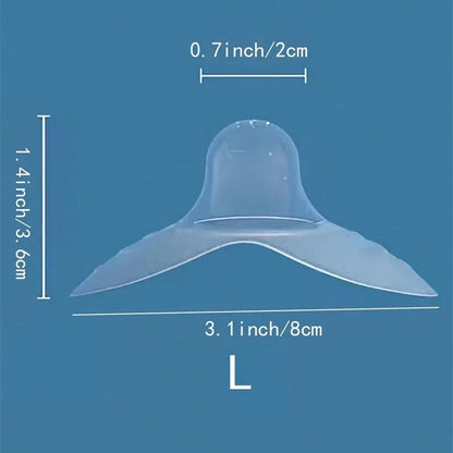 2pcs Silicone Nipple Protector With Storage Box