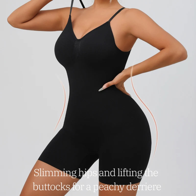 Seamless Low Back Bodysuit Shapewear Women Butt Lifter