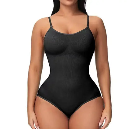 1 Piece Solid Seamless Brief Shaping Shapewear Bodysuit