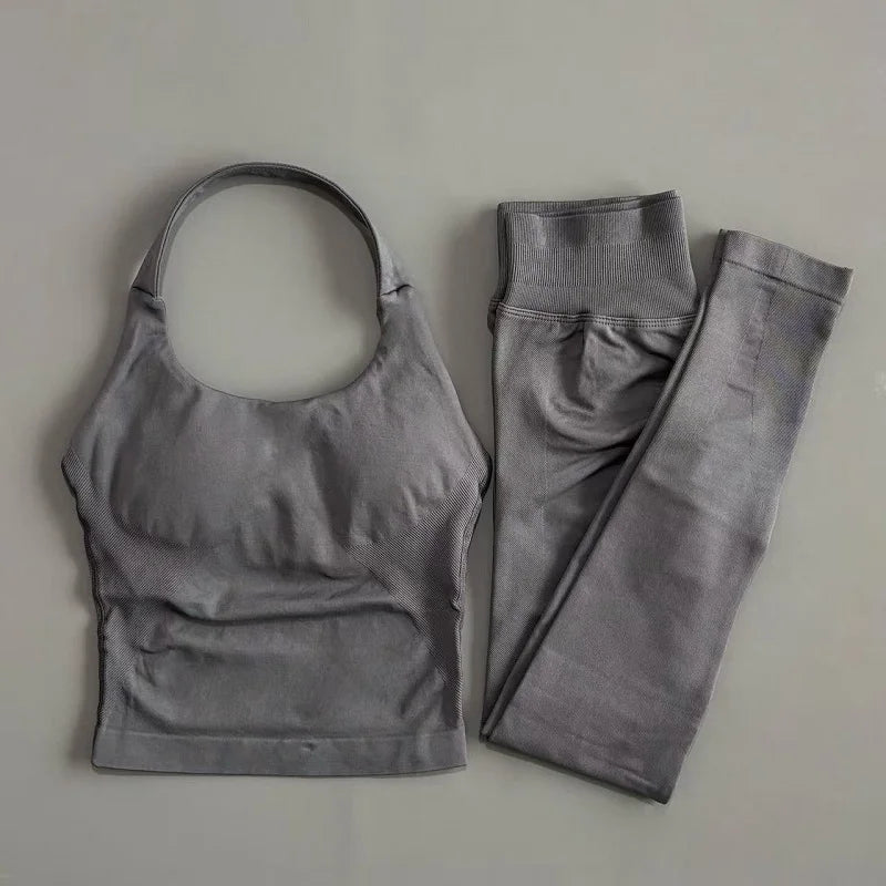 2 Pieces Sportswear Women Yoga Set Gym Clothes Sportswear
