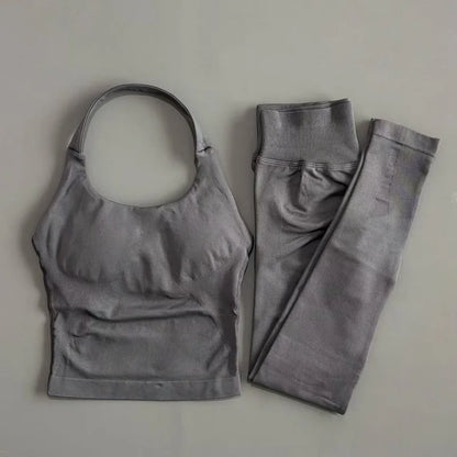 2 Pieces Sportswear Women Yoga Set Gym Clothes Sportswear