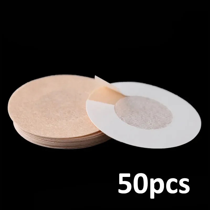 50Pcs Cloth Nipple Cover Teat Hide Women Nipple Pasties Piece Breast Petals I