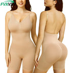 Invisible Seamless Bodysuit Shapewear Women Backless Design