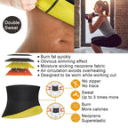 Men Body Shaper Sweat Waist Cinchers Trainer Belt Band Belly