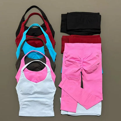 2 Pieces Sportswear Women Yoga Set Gym Clothes Sportswear