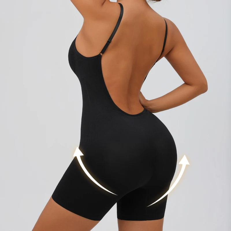 Seamless Low Back Bodysuit Shapewear Women Butt Lifter