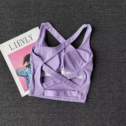 Women Sports Bra Top Push Up Fitness Yoga Bra Underwear Sport