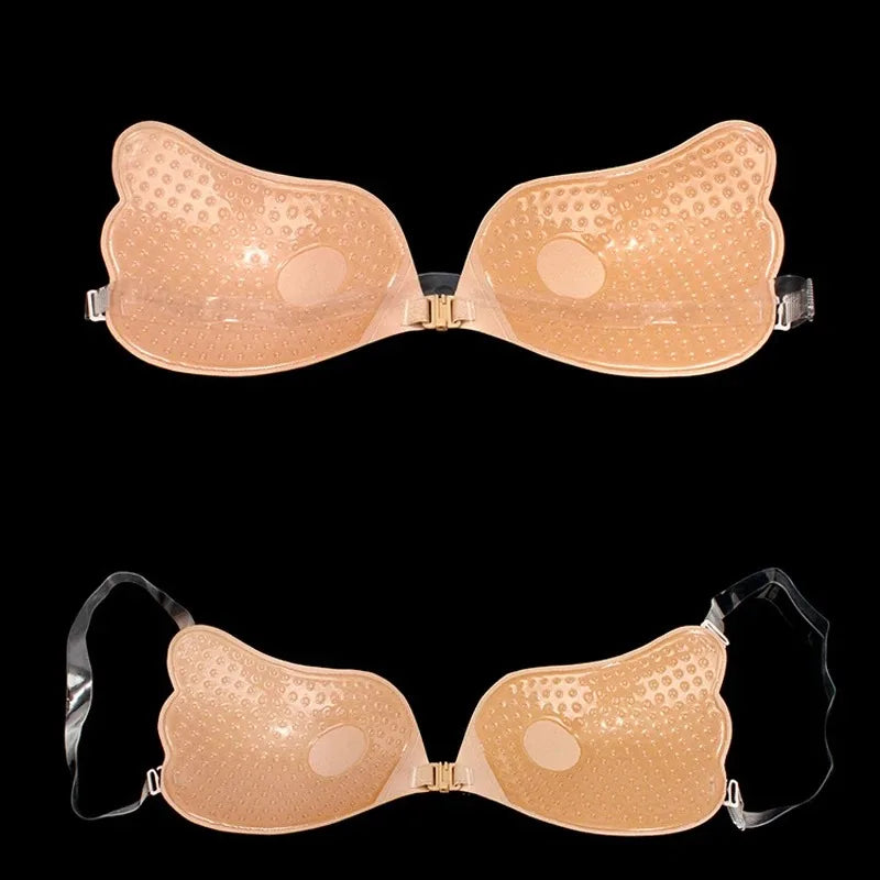 Nipple Cover Invisible Bra Lingerie Women Push Up Silicone Wedding Sticky Reusable