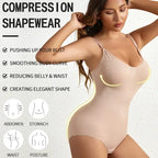 1 Piece Solid Seamless Brief Shaping Shapewear Bodysuit
