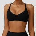Sports Bra High  Support Women Gym Underwear Push-up Back