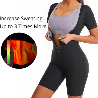 Women Sauna Suit Sweat Shirts Slimming Hot Thermal Fat Burning Shaper
