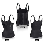 Zipper Body Shaper Waist Trainer Tank Top For Women