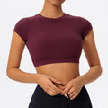 Hearuisavy Summer Sports Shirts Breathable Workout Tops Fitness Sportswear | Backless