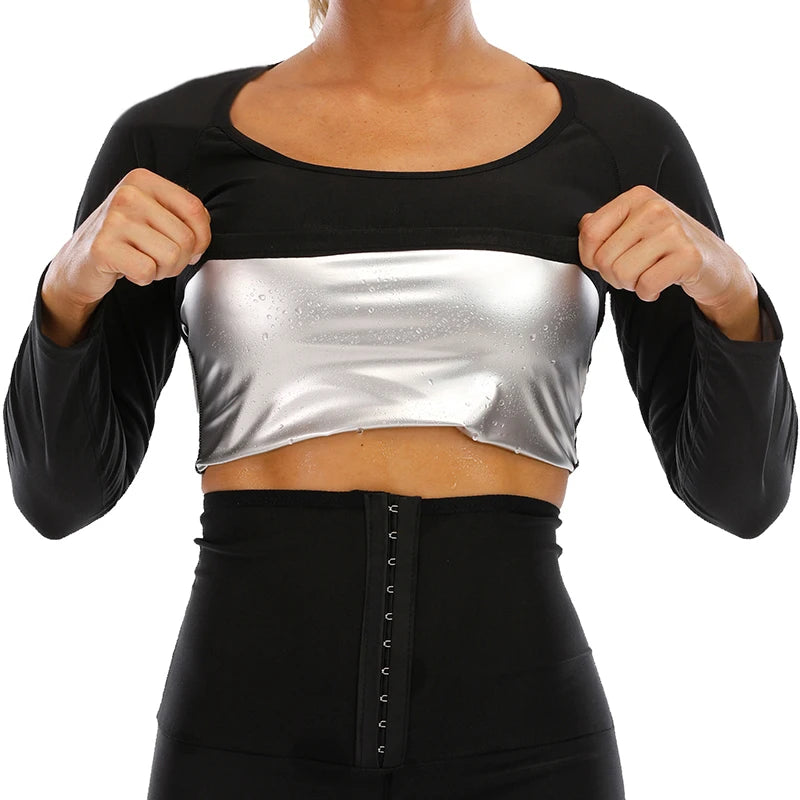 Body Shaper Long Sleeve TOP Sauna Shapers Hot Sweat Sauna Effect