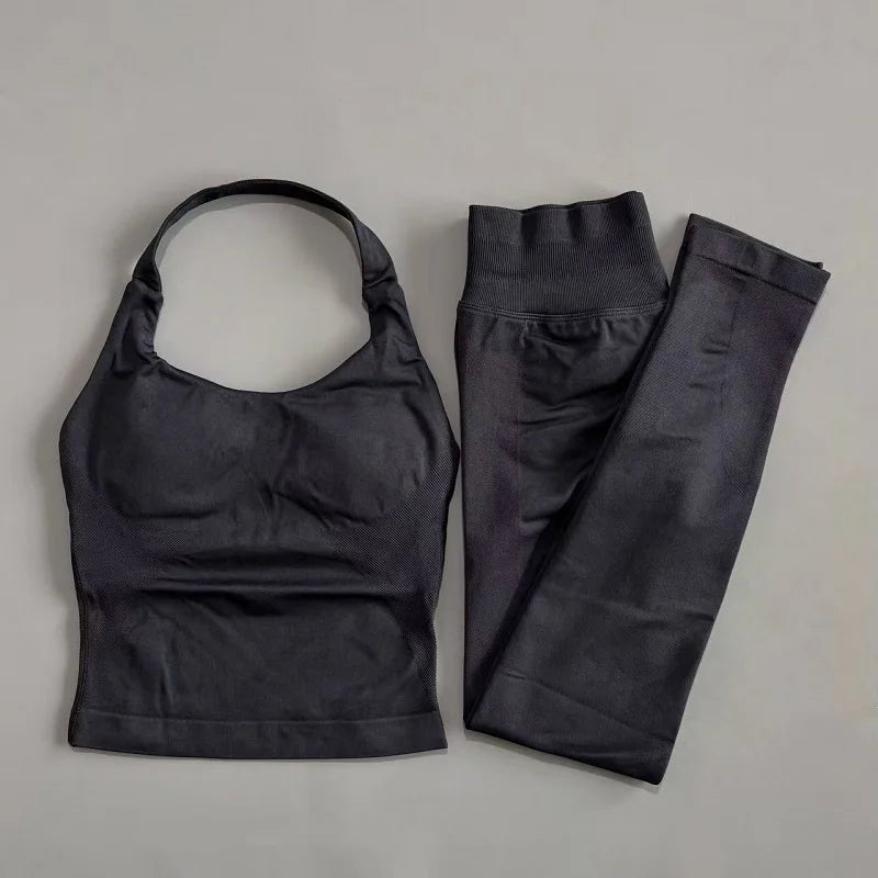 2 Pieces Sportswear Women Yoga Set Gym Clothes Sportswear
