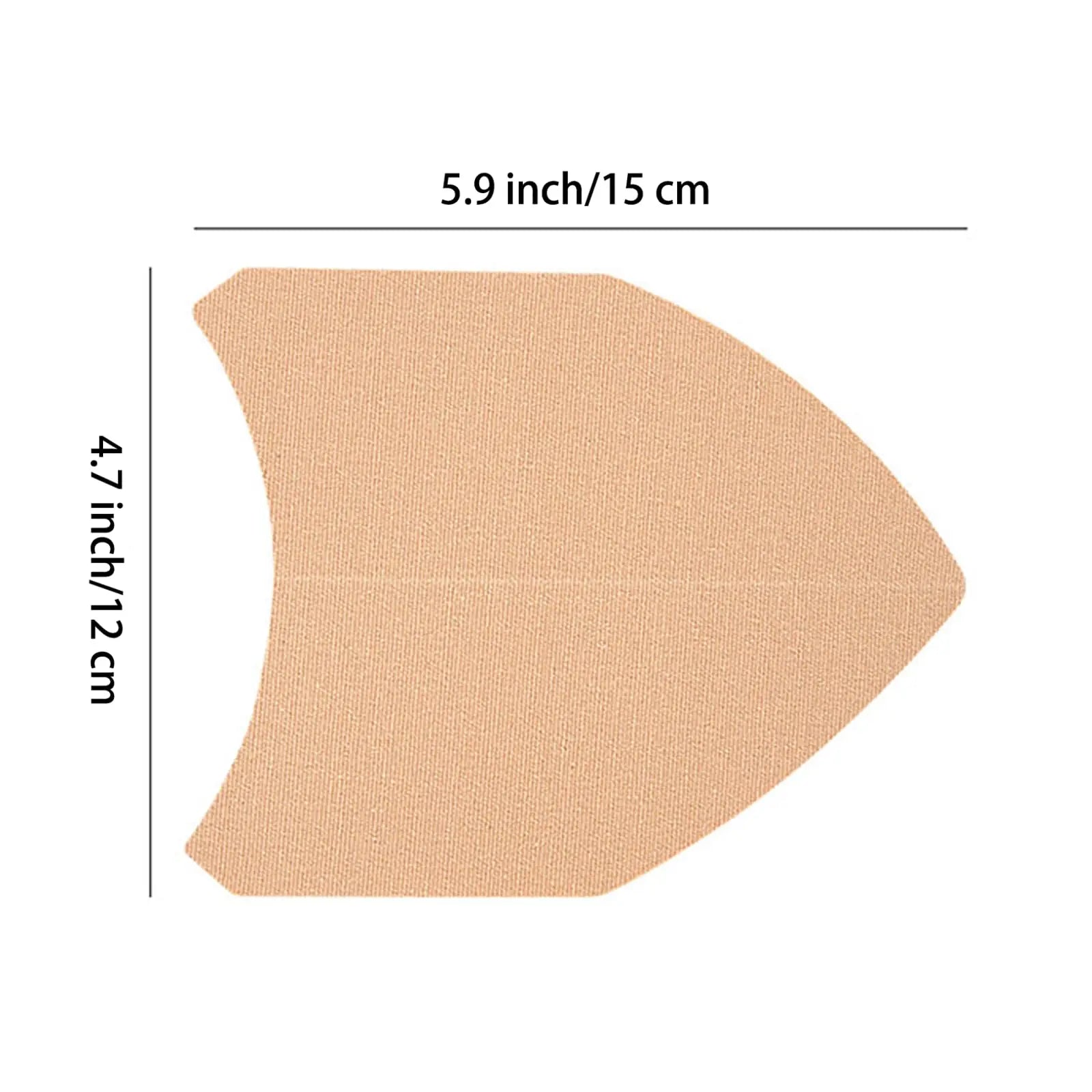 10Pcs Thighs Prevention Anti Friction Pad Non-woven Self-Adhesive Anti-Friction